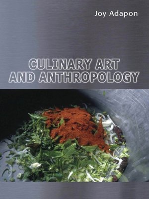 cover image of Culinary Art and Anthropology